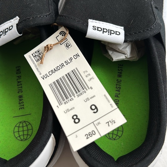 NEW Slip on Adidas | Size 8men 9women - Picture 5 of 5